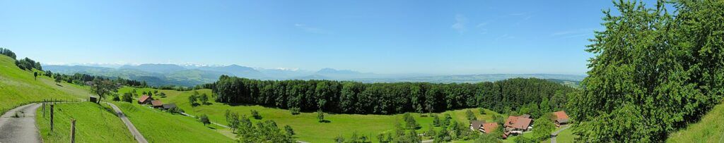 Ortsansicht von Hausen am Albis